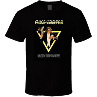 Alice Cooper Welcome To The Nightmare Black Unisex Heavy Cotton Tee