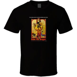 Enter the Dragon Bruce Lee Kungfu Tee Shirt T-shirt