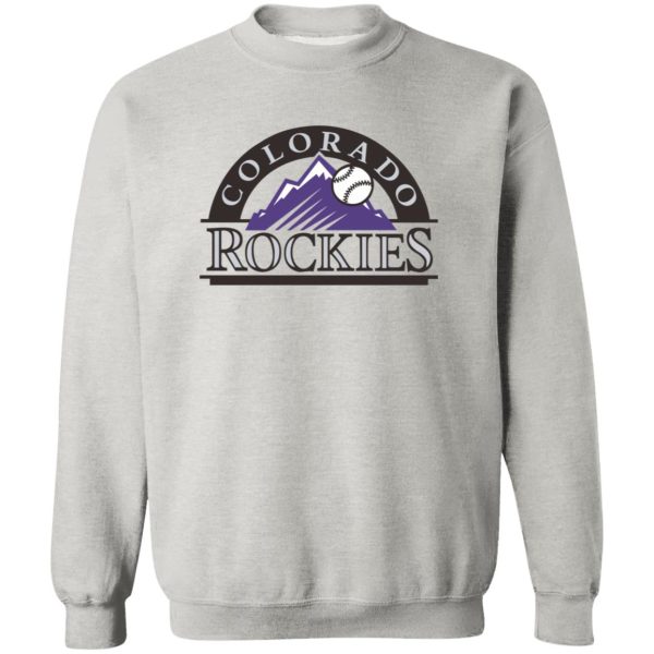 Colorado Rockies Baseball  Unisex Sizing Blend Material Gildan Crewneck Pullover Sweatshirt - Image 2