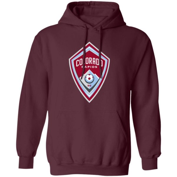 Colorado Rapids  Soccer Unisex Sizing Blend Material Pullover Hoodie - Image 8