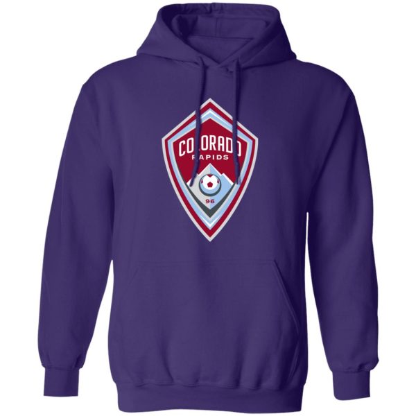 Colorado Rapids  Soccer Unisex Sizing Blend Material Pullover Hoodie - Image 11