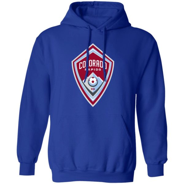 Colorado Rapids  Soccer Unisex Sizing Blend Material Pullover Hoodie - Image 12