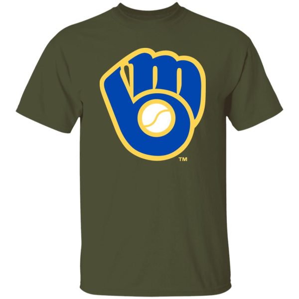 Milwaukee Brewers Baseball  Unisex Cotton. T-Shirt - Image 2