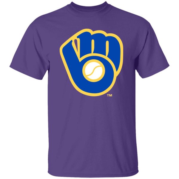 Milwaukee Brewers Baseball  Unisex Cotton. T-Shirt - Image 9