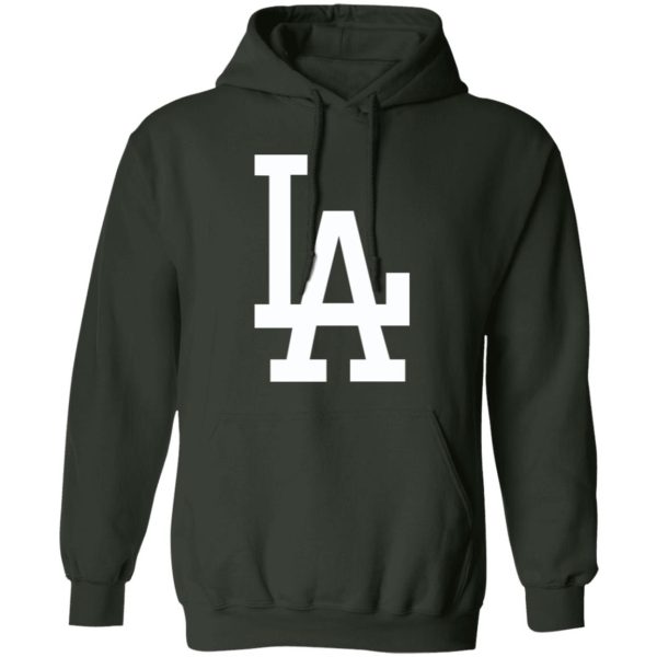 Los Angeles Dodgers Baseball Unisex Sizing Blend Material Pullover Hoodie - Image 3