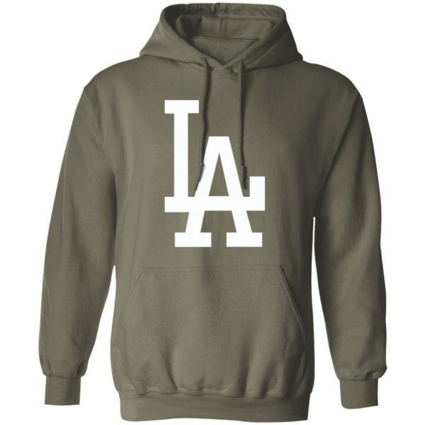 Los Angeles Dodgers Baseball Unisex Sizing Blend Material Pullover Hoodie - Image 5