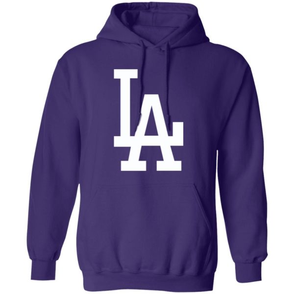 Los Angeles Dodgers Baseball Unisex Sizing Blend Material Pullover Hoodie - Image 6