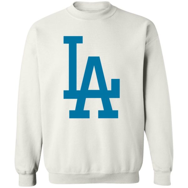 Los Angeles Dodgers Baseball Unisex Sizing Blend Material Gildan Crewneck Pullover Sweatshirt - Image 3