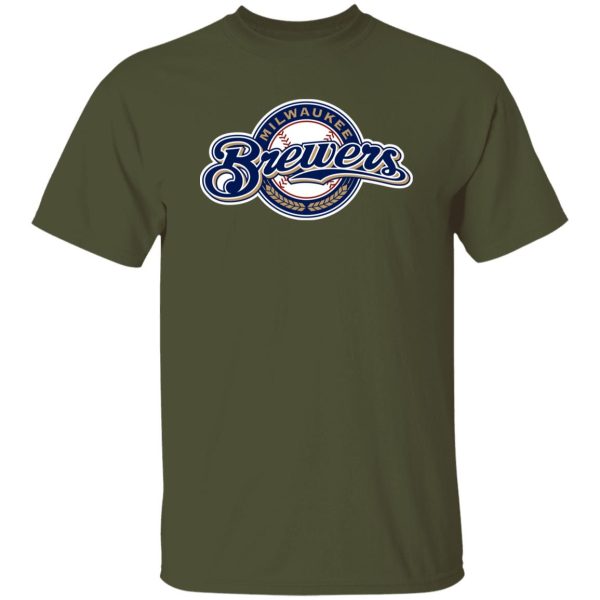 Milwaukee Brewers Baseball Unisex Cotton. T-Shirt - Image 2