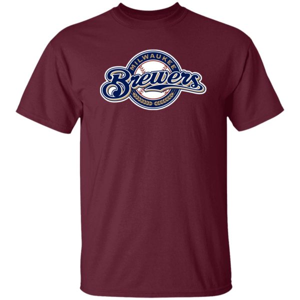 Milwaukee Brewers Baseball Unisex Cotton. T-Shirt - Image 6