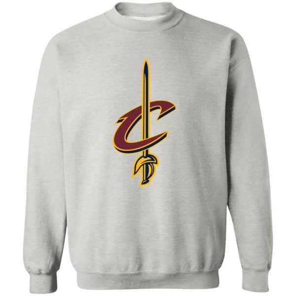 Cleveland Cavaliers Basketball  Unisex Sizing Blend Material Gildan Crewneck Pullover Sweatshirt