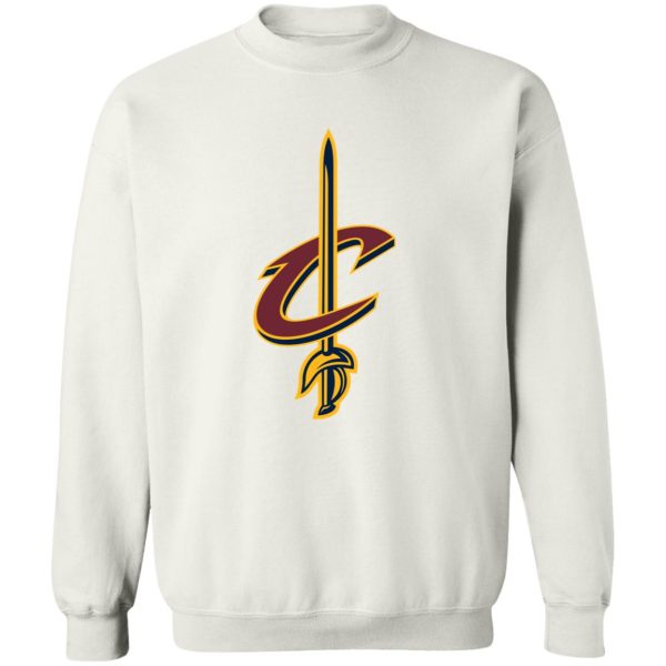 Cleveland Cavaliers Basketball  Unisex Sizing Blend Material Gildan Crewneck Pullover Sweatshirt - Image 3