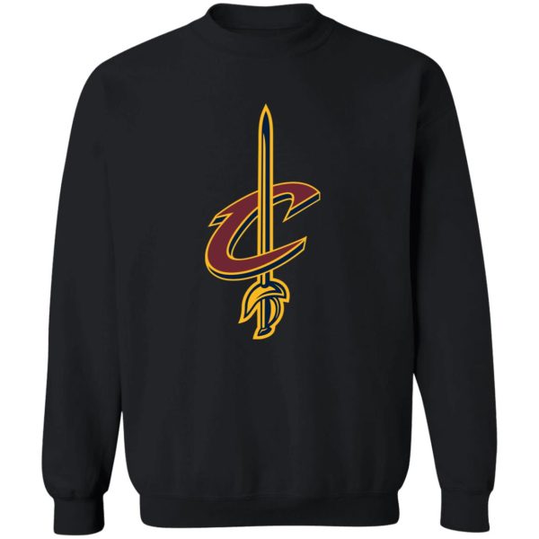 Cleveland Cavaliers Basketball  Unisex Sizing Blend Material Gildan Crewneck Pullover Sweatshirt - Image 4