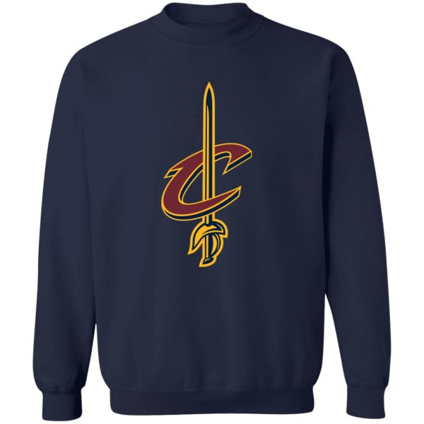 Cleveland Cavaliers Basketball  Unisex Sizing Blend Material Gildan Crewneck Pullover Sweatshirt - Image 6