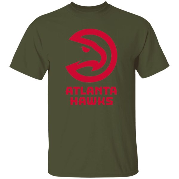 Atlanta Hawks Basketball Unisex Cotton. T-Shirt - Image 2