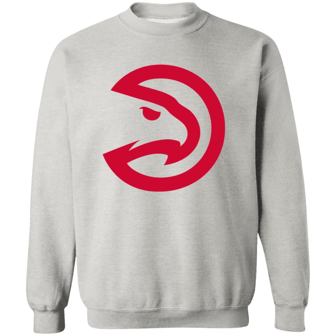 Atlanta Hawks Basketball  Unisex Sizing Blend Material Gildan Crewneck Pullover Sweatshirt