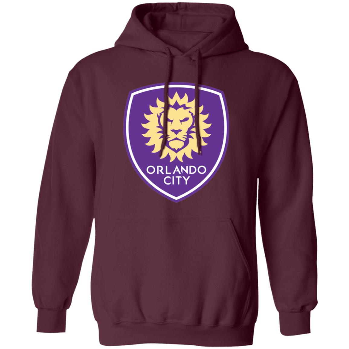 Orlando City SC Soccer Unisex Sizing Blend Material Pullover Hoodie - Image 8