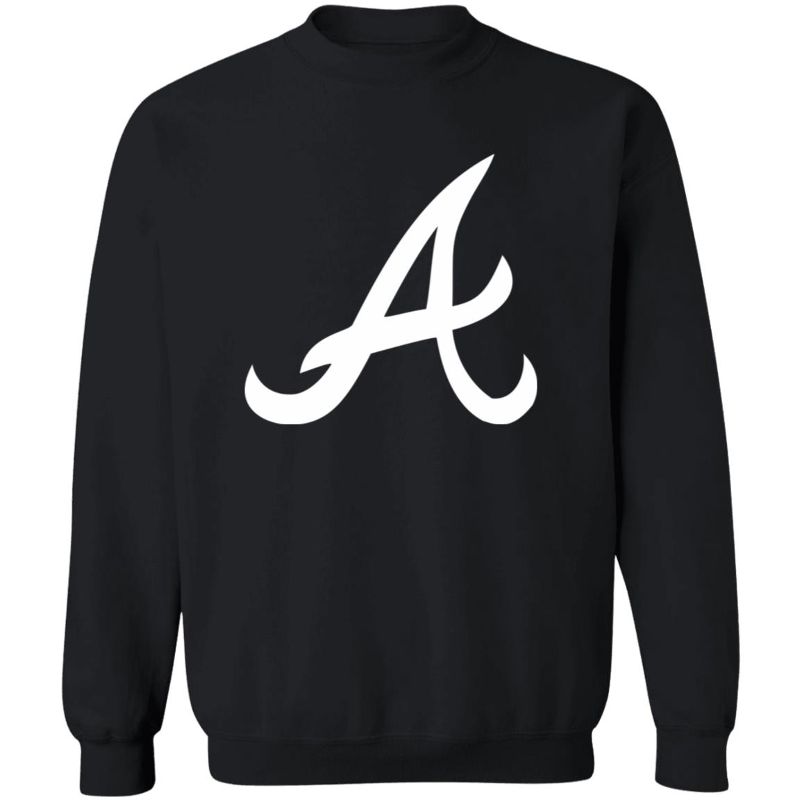 Atlanta Braves Baseball  Unisex Sizing Blend Material Crewneck Pullover Sweatshirt