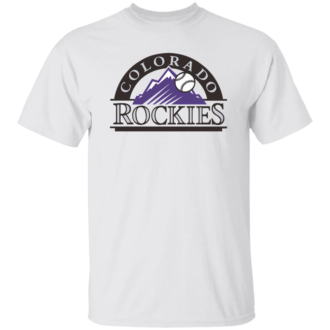 Colorado Rockies Baseball  Unisex Cotton. T-Shirt