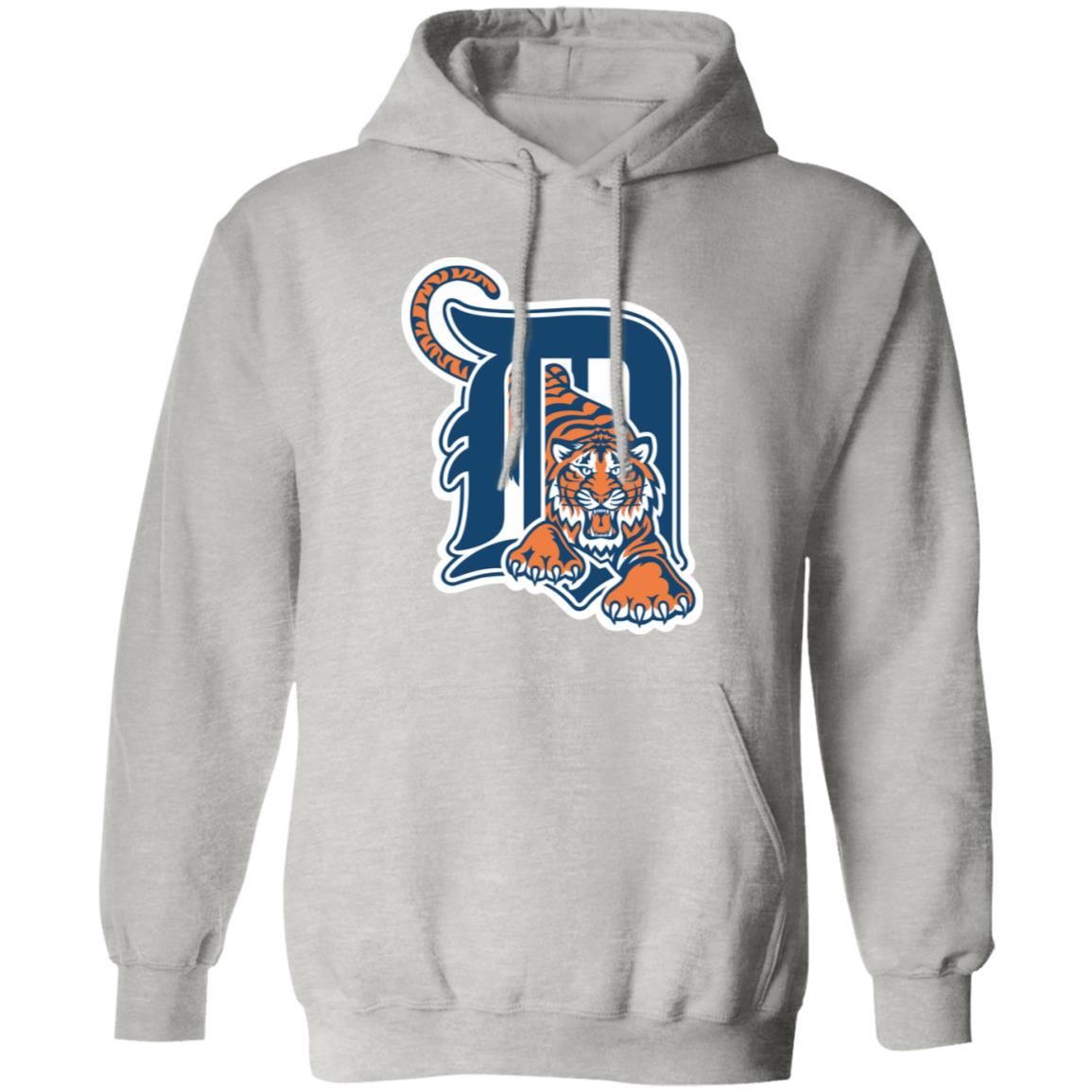 Detroit Tigers Baseball  Unisex Sizing Blend Material Pullover Hoodie