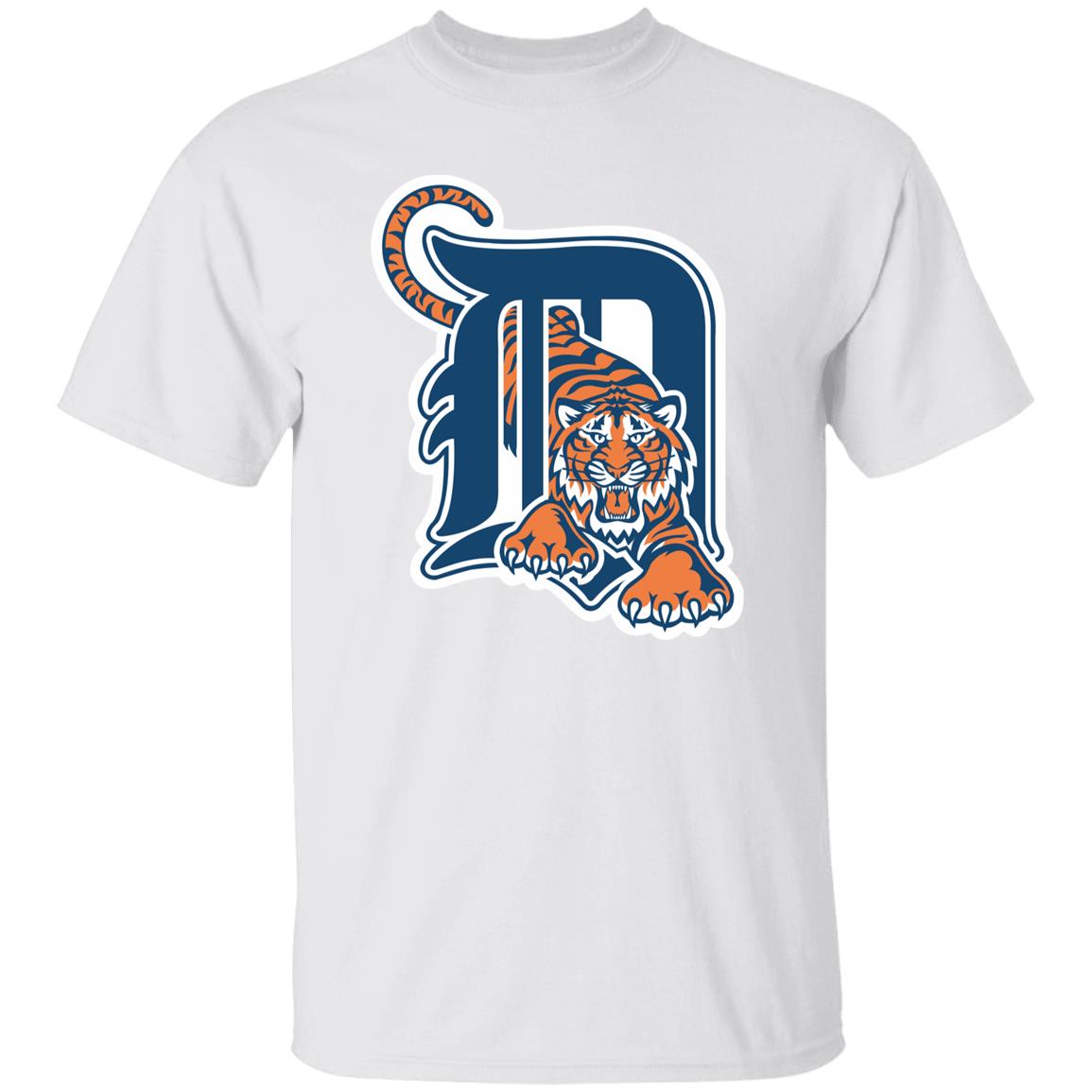 Detroit Tigers Baseball  Unisex Cotton. T-Shirt