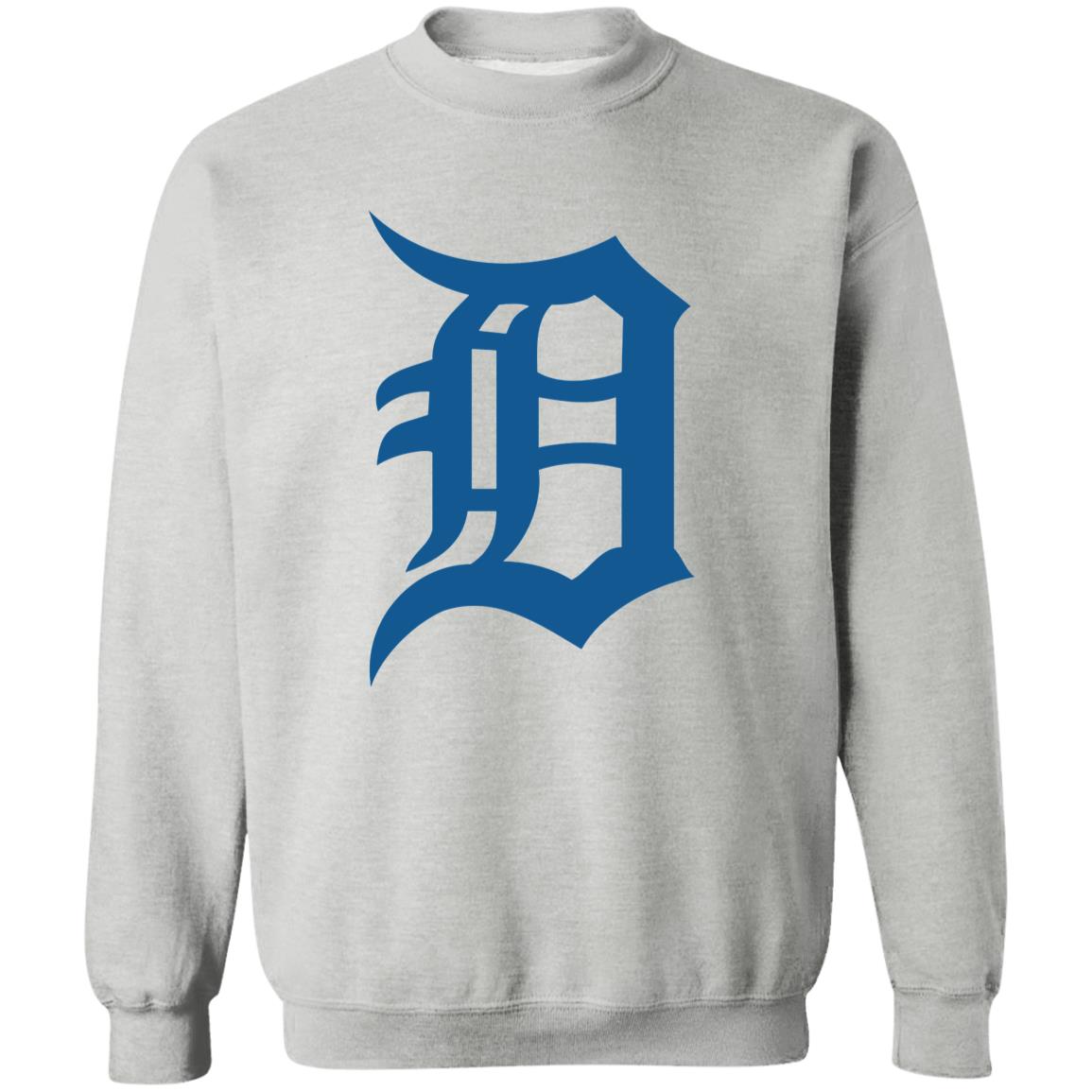 Detroit Tigers Baseball  Unisex Sizing Blend Material Crewneck Pullover Sweatshirt