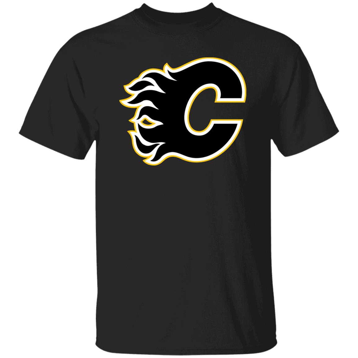 Calgary Flames Ice hockey Unisex Cotton. T-Shirt - Image 3