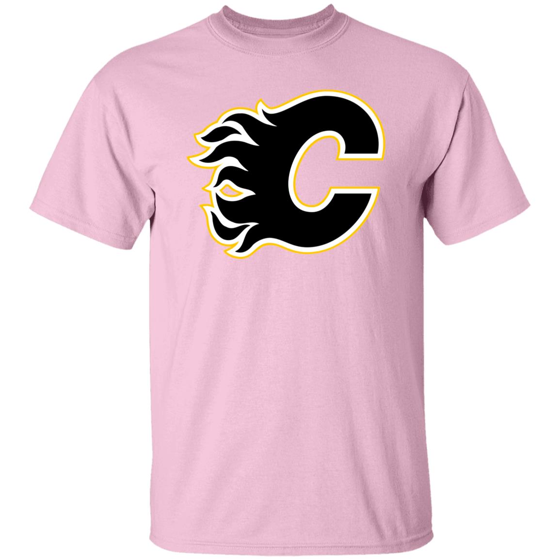Calgary Flames Ice hockey Unisex Cotton. T-Shirt - Image 5