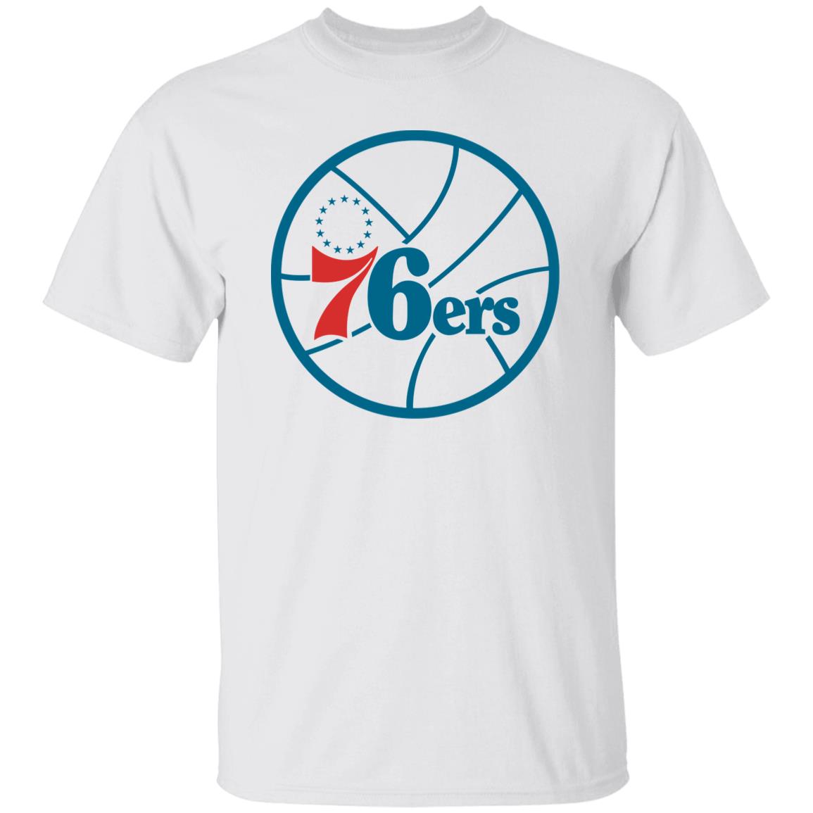 Philadelphia 76ers Basketball  Unisex Cotton. T-Shirt