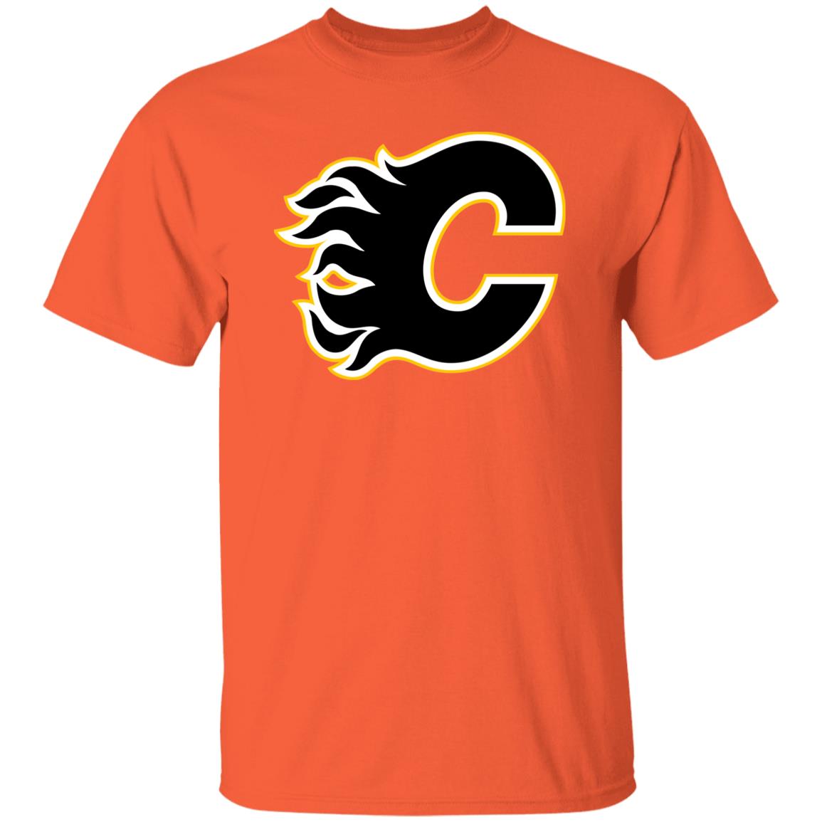 Calgary Flames Ice hockey Unisex Cotton. T-Shirt - Image 8