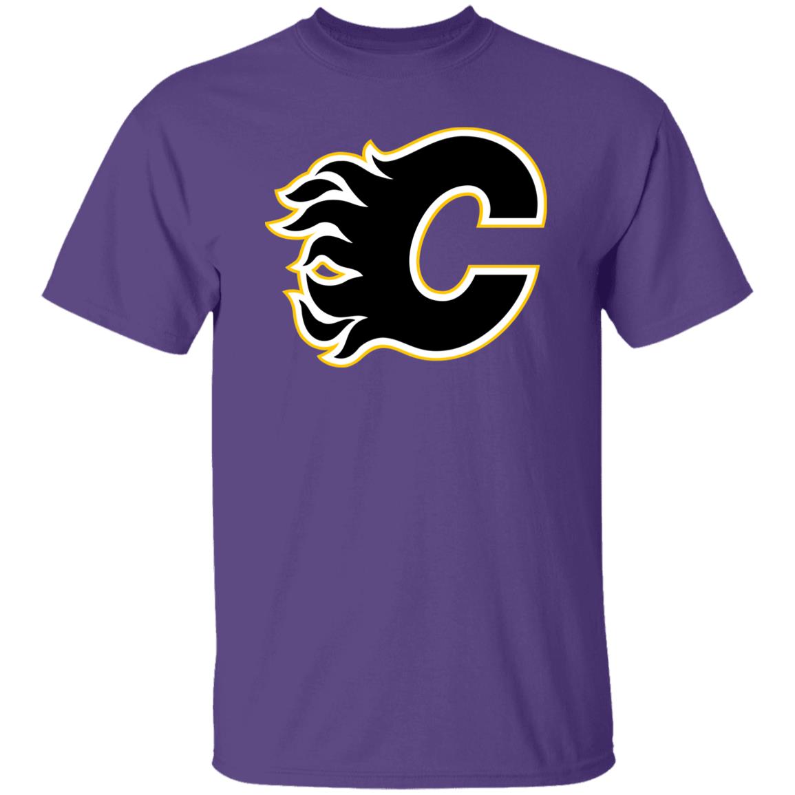Calgary Flames Ice hockey Unisex Cotton. T-Shirt - Image 9