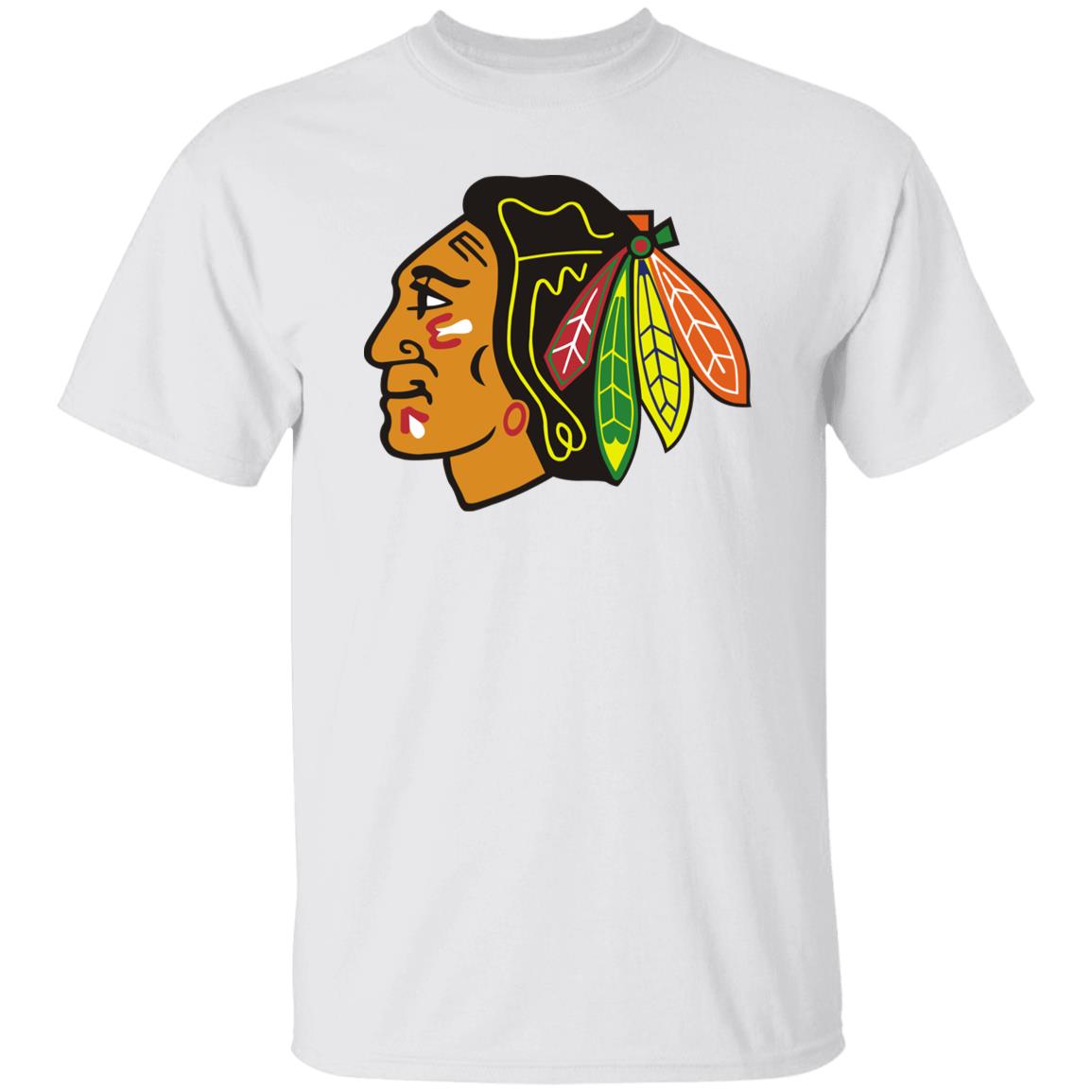 Chicago Blackhawks Ice hockey  Unisex Cotton. T-Shirt