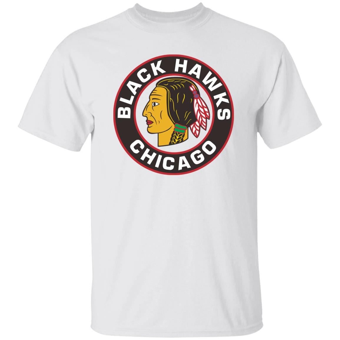 Chicago Blackhawks Ice hockey  Unisex Cotton. T-Shirt