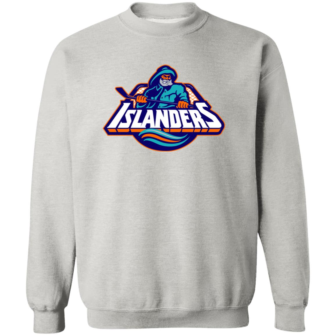 New York Islanders Ice hockey Unisex Sizing Blend Material Crewneck Pullover Sweatshirt