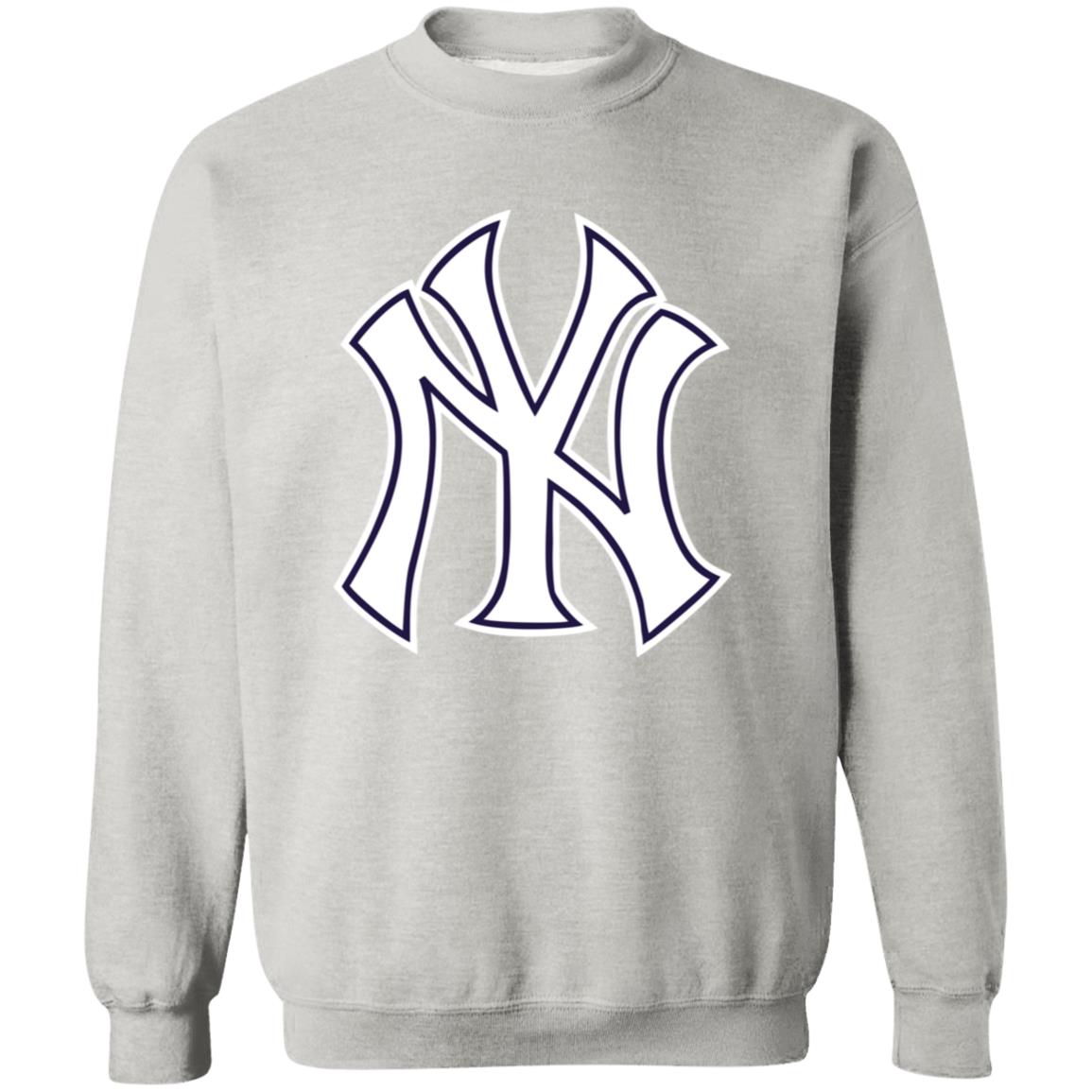 New York Yankees Baseball  Unisex Sizing Blend Material Crewneck Pullover Sweatshirt