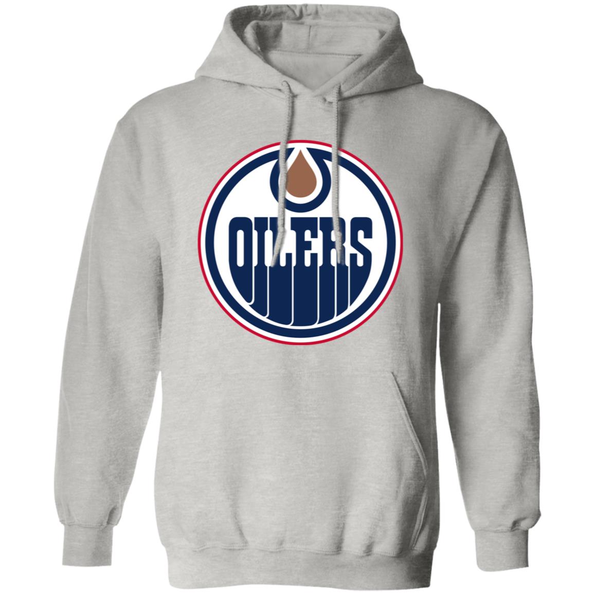 Edmonton Oilers Ice hockey  Unisex Sizing Blend Material Pullover Hoodie