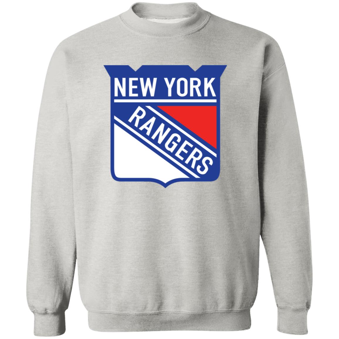 New York Rangers Ice hockey  Unisex Sizing Blend Material Crewneck Pullover Sweatshirt