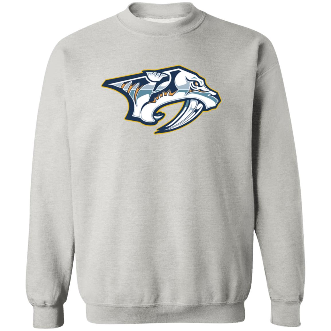 Nashville Predators Ice hockey  Unisex Sizing Blend Material Crewneck Pullover Sweatshirt