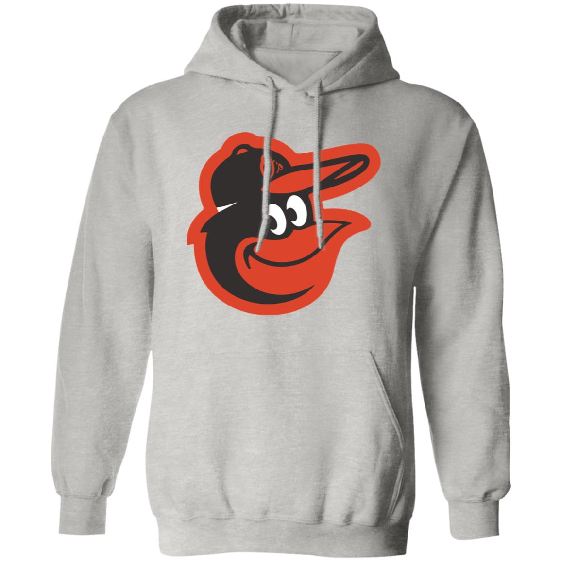 Baltimore Orioles Baseball  Unisex Sizing Blend Material Pullover Hoodie