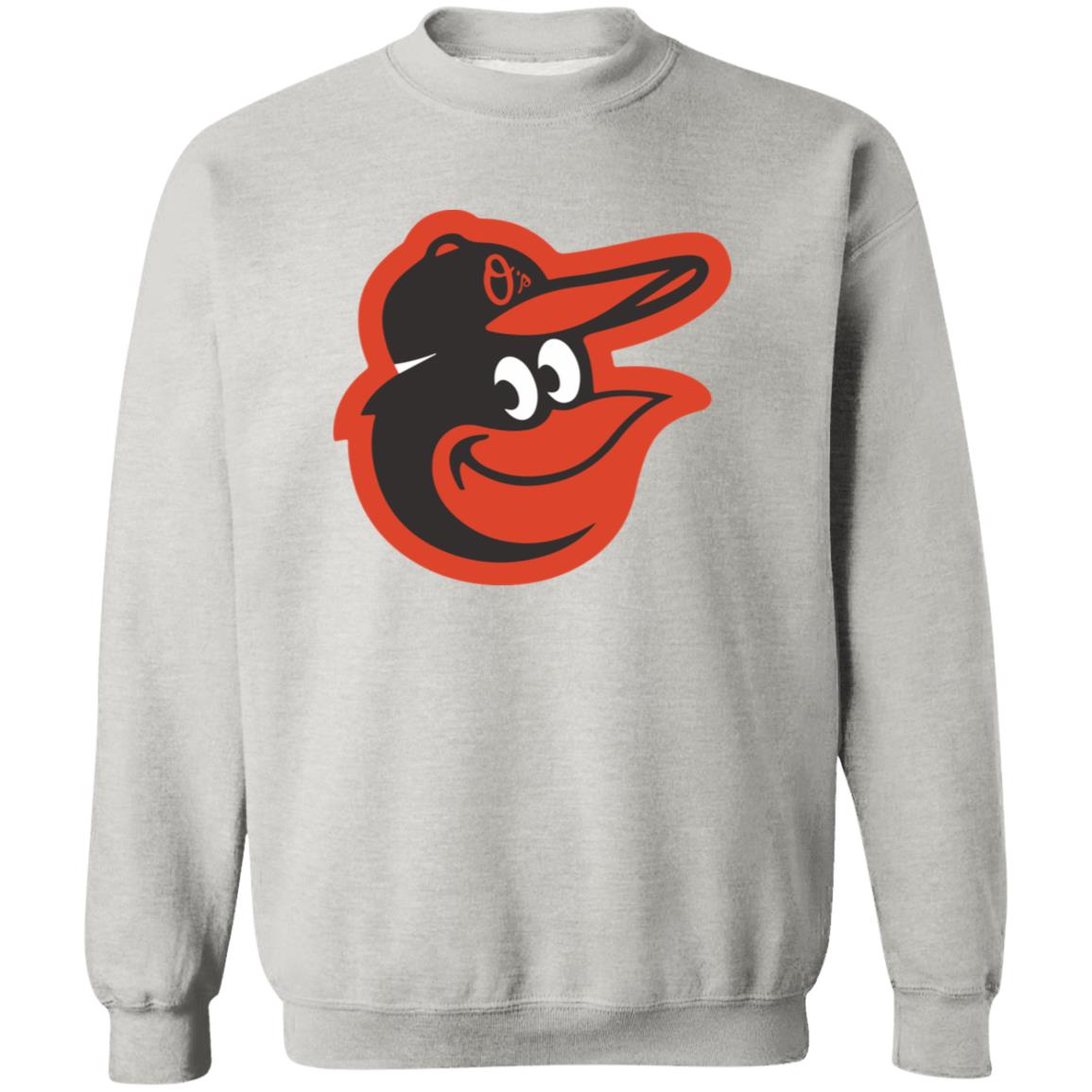 Baltimore Orioles Baseball  Unisex Sizing Blend Material Crewneck Pullover Sweatshirt