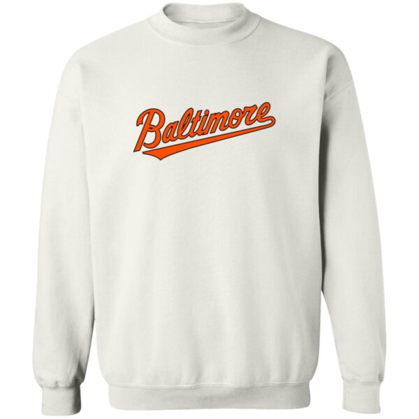 Baltimore Orioles Baseball  Unisex Sizing Blend Material Crewneck Pullover Sweatshirt - Image 3