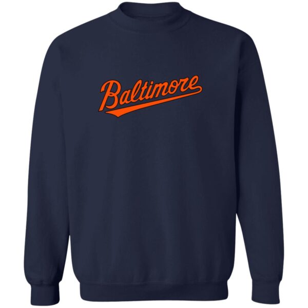 Baltimore Orioles Baseball  Unisex Sizing Blend Material Crewneck Pullover Sweatshirt - Image 6