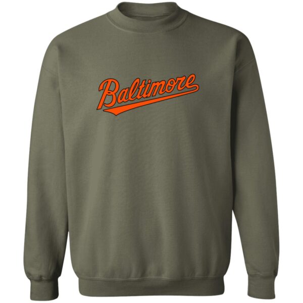 Baltimore Orioles Baseball  Unisex Sizing Blend Material Crewneck Pullover Sweatshirt - Image 7