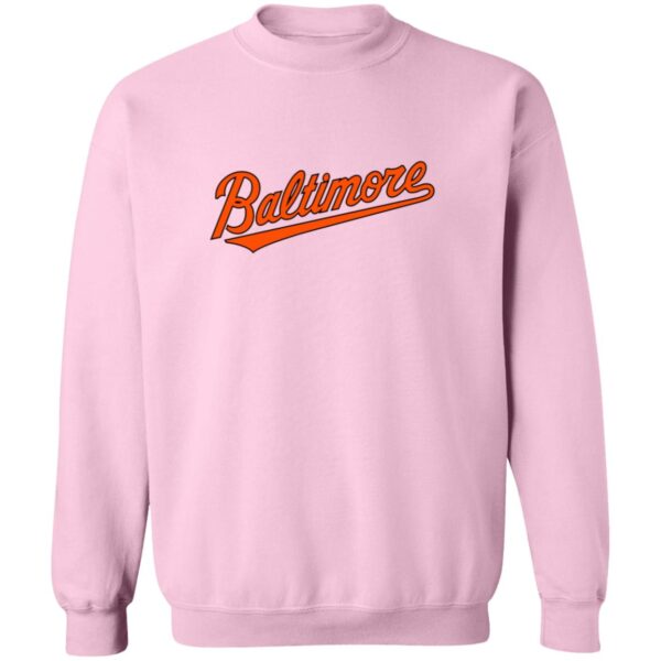 Baltimore Orioles Baseball  Unisex Sizing Blend Material Crewneck Pullover Sweatshirt - Image 8