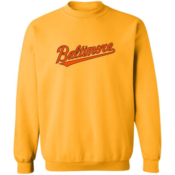 Baltimore Orioles Baseball  Unisex Sizing Blend Material Crewneck Pullover Sweatshirt - Image 10