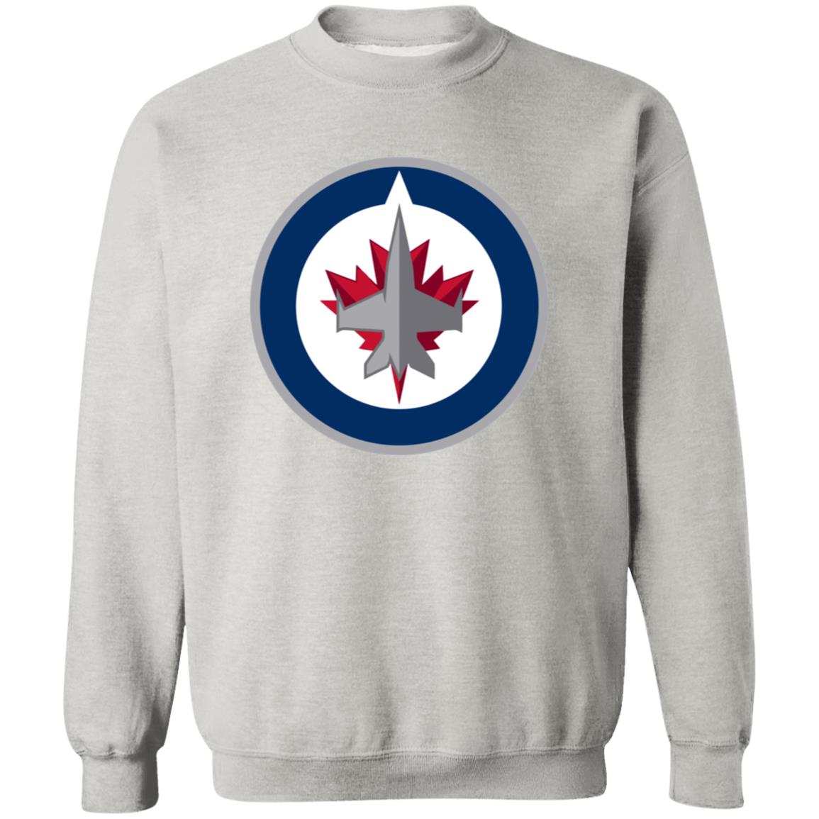 Winnipeg Jets Ice hockey  Unisex Sizing Blend Material Crewneck Pullover Sweatshirt