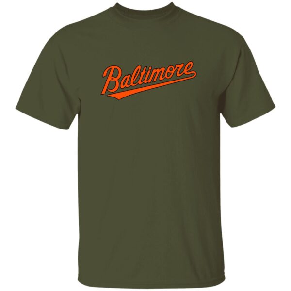 Baltimore Orioles Baseball  Unisex Cotton. T-Shirt - Image 2