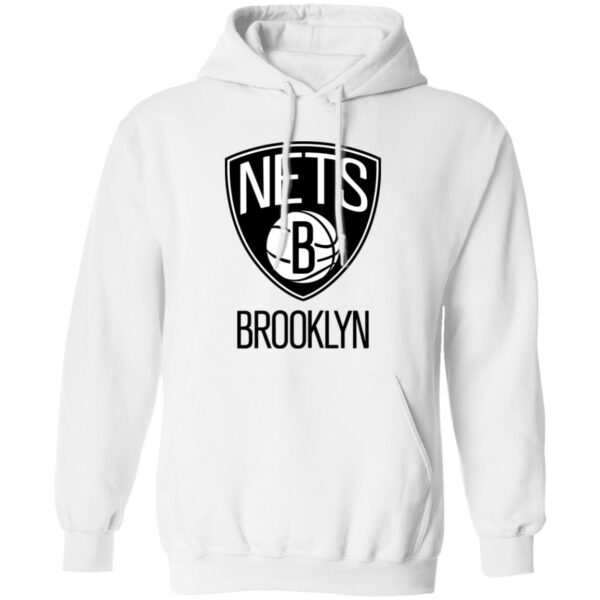 Brooklyn Nets Basketball  Unisex Sizing Blend Material Pullover Hoodie - Image 3