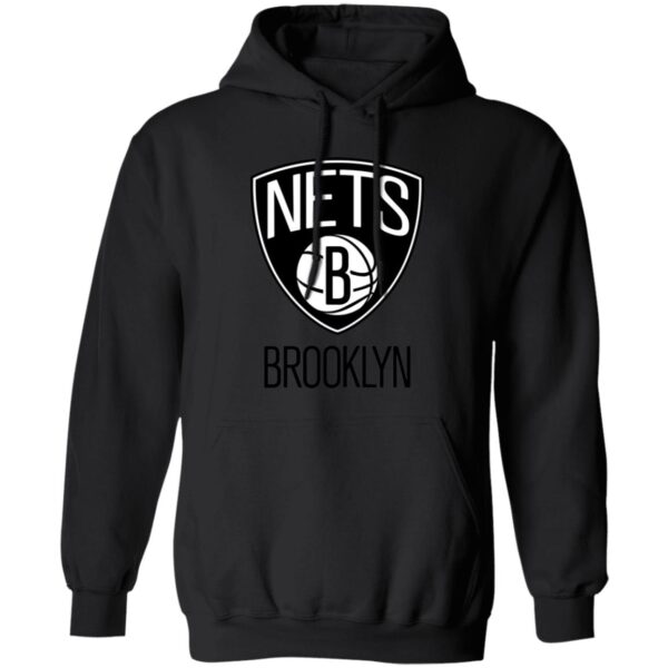 Brooklyn Nets Basketball  Unisex Sizing Blend Material Pullover Hoodie - Image 4