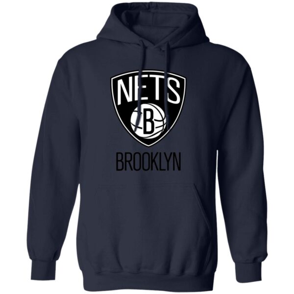 Brooklyn Nets Basketball  Unisex Sizing Blend Material Pullover Hoodie - Image 5